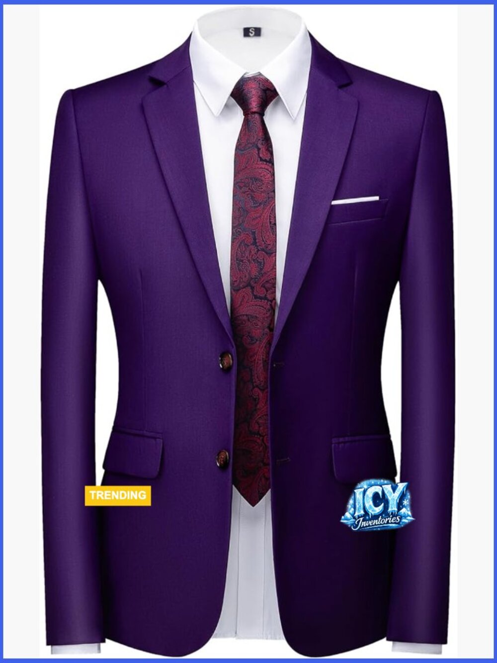 Slim Fit Sport Coat Blazer for Business Wedding Prom Casual